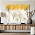 Quadro Decorativo Canvas Pintura de Dentes de Leão Gold Horizontal - Imagem 4