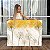 Quadro Decorativo Canvas Pintura de Dentes de Leão Gold Horizontal - Imagem 1