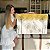 Quadro Decorativo Canvas Pintura de Dentes de Leão Gold Horizontal - Imagem 7