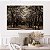 Quadro Decorativo Canvas Paisagem com Árvores Grande e Flores Brancas na Floresta Horizontal - Imagem 5