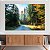 Quadro Decorativo Canvas Paisagem Estrada de Terra Cercada Por Floresta Horizontal - Imagem 2