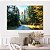 Quadro Decorativo Canvas Paisagem Estrada de Terra Cercada Por Floresta Horizontal - Imagem 5