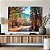 Quadro Decorativo Canvas Paisagem Estrada de Terra Cercada Por Floresta no Outono Horizontal - Imagem 5