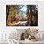 Quadro Decorativo Canvas Paisagem Estrada de Terra Cercada Por Floresta no Outono Horizontal - Imagem 4