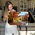 Quadro Decorativo Canvas Paisagem Pequena Estrada de Terra em Meio a Floresta Alaranjada Horizontal - Imagem 6