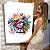 Quadro Decorativo Canvas Street Art com Boca e Palavras Coloridas Horizontal - Imagem 6