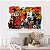 Quadro Decorativo Canvas Street Art com Gravuras Coloridas Horizontal - Imagem 5