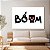 Quadro Decorativo Canvas Street Art Com Palavra Boom Horizontal - Imagem 3