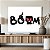 Quadro Decorativo Canvas Street Art Com Palavra Boom Horizontal - Imagem 4