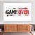 Quadro Decorativo Canvas Street Art Com Palavra Game Over Horizontal - Imagem 3