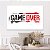Quadro Decorativo Canvas Street Art Com Palavra Game Over Horizontal - Imagem 4