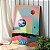 Quadro Decorativo Canvas Composição Abstrata de Planetas Coloridos Vertical - Imagem 1