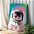 Quadro Decorativo Canvas Composição Abstrata de Astronauta Refletindo Planetas no Capacete Vertical - Imagem 1