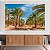Quadro Decorativo Canvas Paisagem de Coqueiros Horizontal - Imagem 2