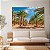 Quadro Decorativo Canvas Paisagem de Coqueiros Horizontal - Imagem 3