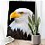 Quadro Decorativo Canvas Animais Águia de Cabeça Branca em Perfil Vertical - Imagem 2