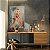 Quadro Decorativo Canvas Beleza Feminina Face com Flores Vertical - Imagem 4
