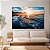 Quadro Decorativo Canvas Paisagem Litorânea de Pôr do Sol - Imagem 3