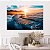 Quadro Decorativo Canvas Paisagem Litorânea de Pôr do Sol - Imagem 5