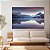 Quadro Decorativo Canvas Paisagem de Lago espelhando as montanhas Horizontal - Imagem 2