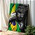 Quadro Decorativo Canvas Religioso Jesus com a Bandeira do Brasil Vertical - Imagem 2