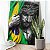 Quadro Decorativo Canvas Religioso Jesus com a Bandeira do Brasil Vertical - Imagem 4