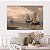 Quadro Decorativo Canvas Paisagem Arte Pintura Artística Bacos Vela Horizontal - Imagem 5