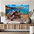 Quadro Decorativo Canvas Paisagem de Praia com Tartaruga  Horizontal - Imagem 5