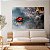 Quadro Decorativo Canvas Paisagem Dente de Leão com Joaninha Horizontal - Imagem 2