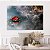 Quadro Decorativo Canvas Paisagem Dente de Leão com Joaninha Horizontal - Imagem 4