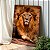 Quadro Decorativo Canvas Leão de Judá Corpo Inteiro Vertical - Imagem 3