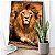 Quadro Decorativo Canvas Leão de Judá Corpo Inteiro Vertical - Imagem 4
