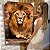 Quadro Decorativo Canvas Leão de Judá Corpo Inteiro Vertical - Imagem 6