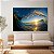 Quadro Decorativo Canvas Paisagem Por do Sol no Meio da Onda Horizontal - Imagem 3