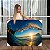 Quadro Decorativo Canvas Paisagem Por do Sol no Meio da Onda Horizontal - Imagem 1