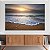 Quadro Decorativo Canvas Paisagem Por do Sol na Praia Horizontal - Imagem 2