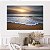 Quadro Decorativo Canvas Paisagem Por do Sol na Praia Horizontal - Imagem 5