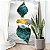 Quadro Decorativo Canvas Abstrato Folhas e Natureza Vertical - Imagem 3