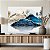 Quadro Decorativo Canvas Abstrato Veados Dourados nas Montanhas Horizontal - Imagem 4