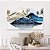Quadro Decorativo Canvas Abstrato Veados Dourados nas Montanhas Horizontal - Imagem 5