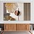 Quadro Decorativo Canvas Abstrato Moderno Horizontal - Imagem 2