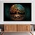 Quadro Decorativo Canvas Religioso Árvore da Vida Colorida Horizontal - Imagem 3
