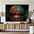 Quadro Decorativo Canvas Religioso Árvore da Vida Colorida Horizontal - Imagem 5