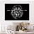 Quadro Decorativo Canvas Leão Olhos Vermelhos Nunca foi Sorte Sempre foi Deus Horizontal - Imagem 4