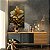 Quadro Decorativo Canvas Flores Branco e Dourado Vertical - Imagem 2