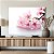 Quadro Decorativo Canvas Flores Elegantes em Fundo Branco Horizontal - Imagem 5