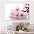Quadro Decorativo Canvas Flores Elegantes em Fundo Branco Horizontal - Imagem 4