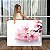 Quadro Decorativo Canvas Flores Elegantes em Fundo Branco Horizontal - Imagem 1