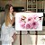 Quadro Decorativo Canvas Flores Rosas em Fundo Branco Horizontal - Imagem 7