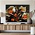 Quadro Decorativo Canvas Flores Brancas em Fundo Preto Horizontal - Imagem 5